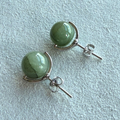 Favn Jade Stud Earrings