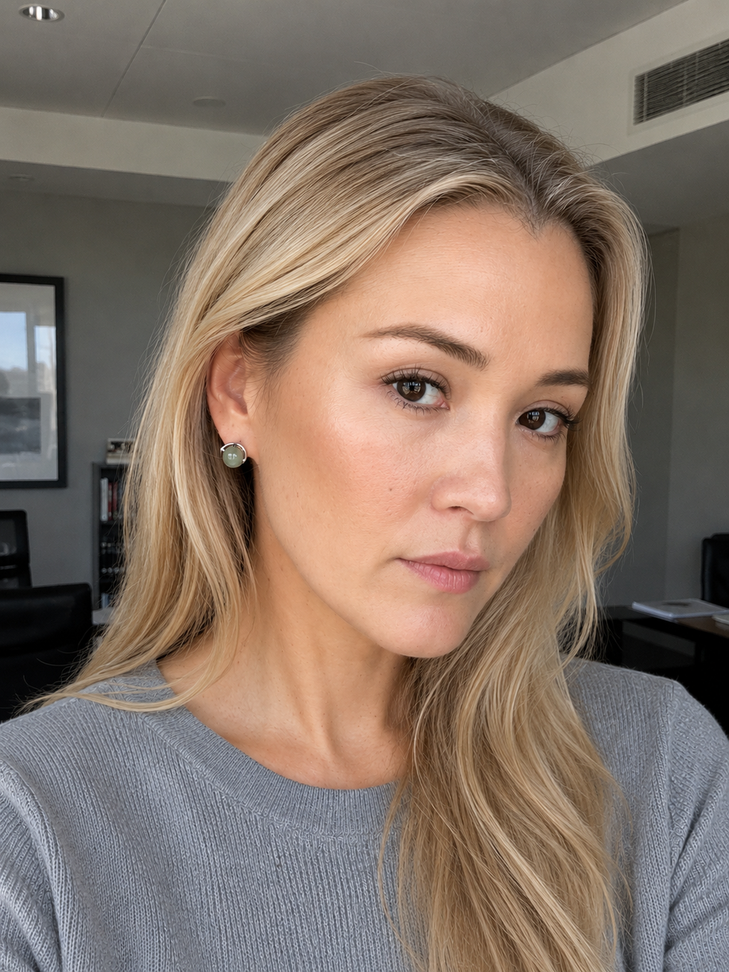 Favn Jade Stud Earrings